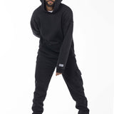 Unisex Acid Washed Joggers - Black