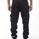 Unisex Acid Washed Joggers - Black
