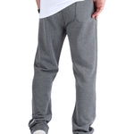 Straight fit cotton sweatpants