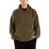Polar Fleece Hoodie Oversized Tree Top - Men