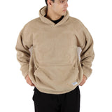 Polar Fleece Hoodie Oversized - Men - Beige