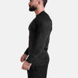 T103 Long Sleeve Hi-Dri Sports Rashguard - Black