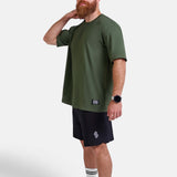 Man wearing oversized sports & gym shirt by KAF