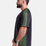 OG-FUSION Oversized Hi-Dri Sports T-Shirt - BLACK