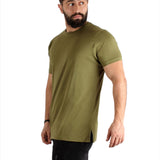 Crew Neck Cotton T-shirt - Tree Top