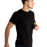 Raw-Edged Cotton T-shirt - Black