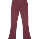 QUWWA Hi-Dri Sports Flare Pants WP2- Burgundy