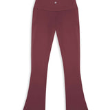 QUWWA Hi-Dri Sports Flare Pants WP2- Burgundy