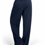 Women Straight-Leg Nylon Sports Lifestyle Navy Blue Pants by KAF Egypt