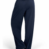 Women Straight-Leg Nylon Sports Lifestyle Navy Blue Pants by KAF Egypt