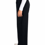 Women Straight-Leg Nylon Sports Lifestyle Black Pants by KAF Egypt