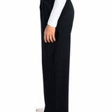 Women Straight-Leg Nylon Sports Lifestyle Black Pants by KAF Egypt