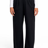 Women Straight-Leg Nylon Sports Lifestyle Black Pants by KAF Egypt
