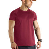 RTP13 Hi-Dri Raglan T-Shirt - Men - Burgundy