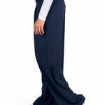 Women Straight-Leg Nylon Sports Lifestyle Navy Blue Pants by KAF Egypt