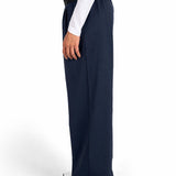 Women Straight-Leg Nylon Sports Lifestyle Navy Blue Pants by KAF Egypt
