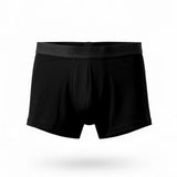 Men Black Cotton boxer briefs 