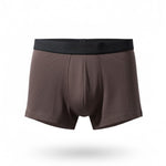 Men Brown cotton boxer briefs. KAF Egypt