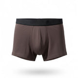 Men Brown cotton boxer briefs. KAF Egypt