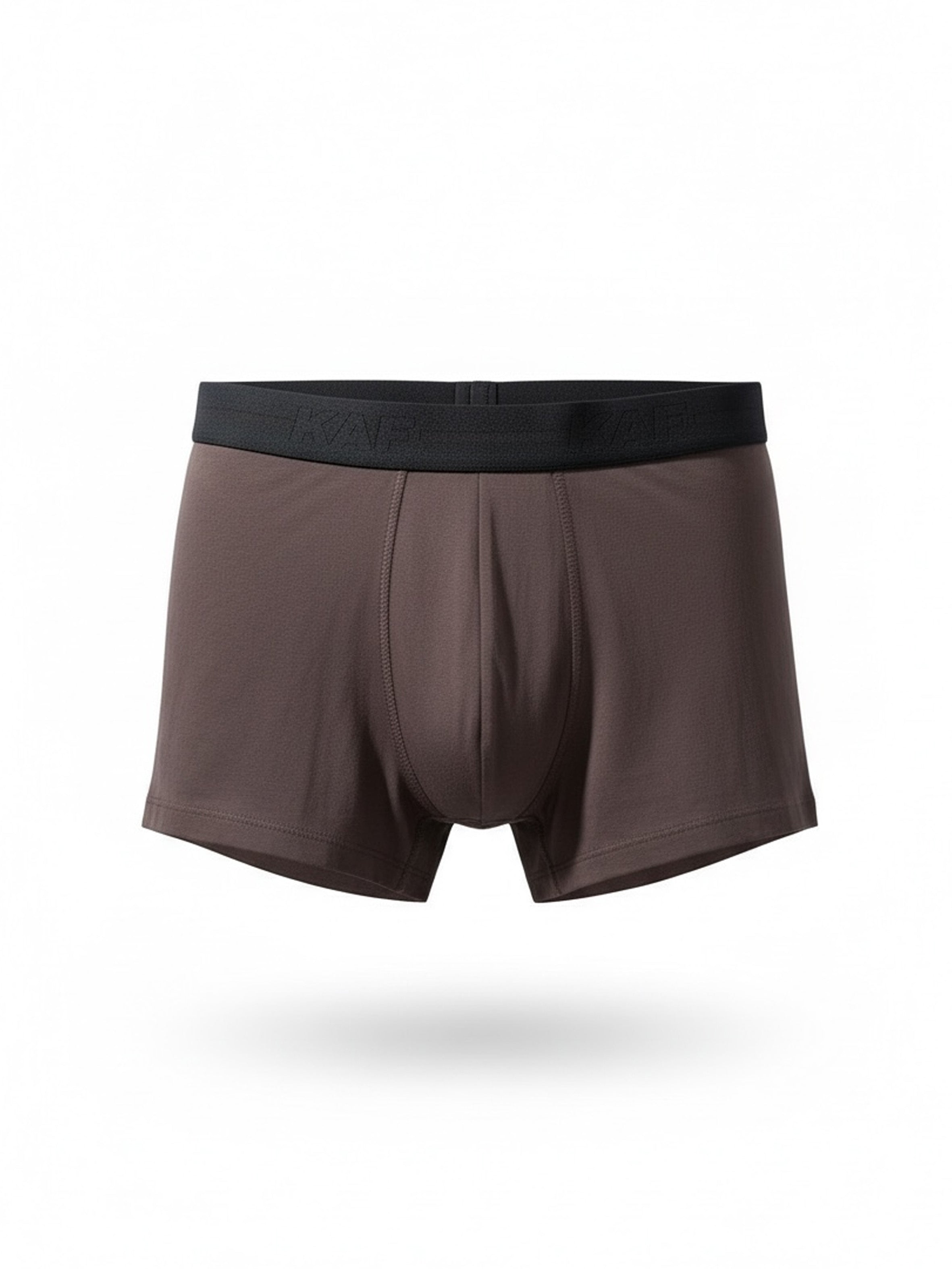 Men Brown cotton boxer briefs. KAF Egypt