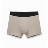 Men beige cotton boxer briefs. KAF Egypt