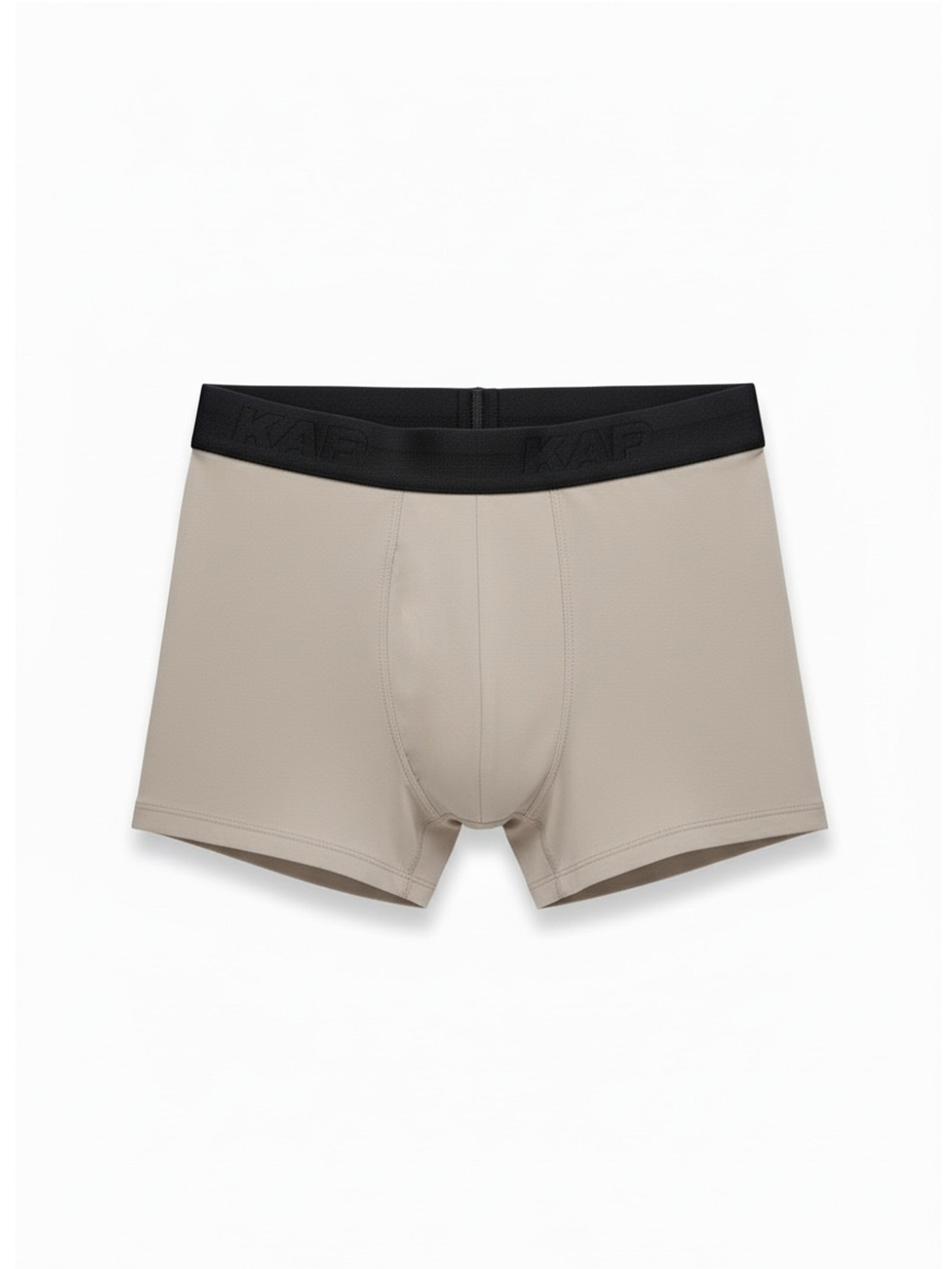 Men beige cotton boxer briefs. KAF Egypt