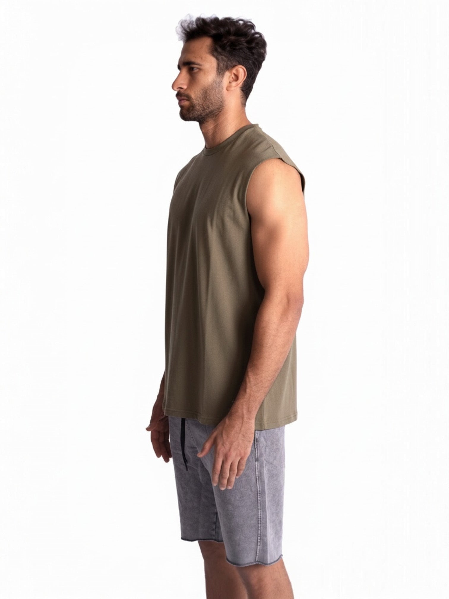 Men Premium Cotton Sleeveless Top