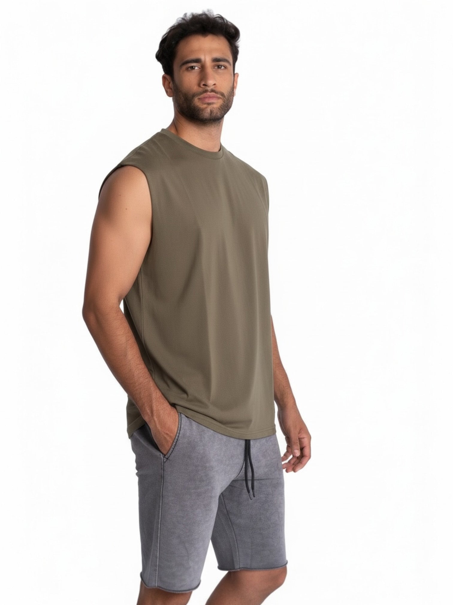 Men Premium Cotton Sleeveless Top