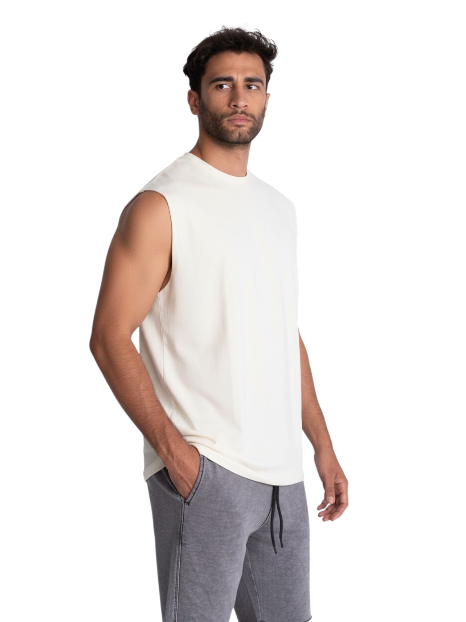Men Premium Sleeveless Cotton Top