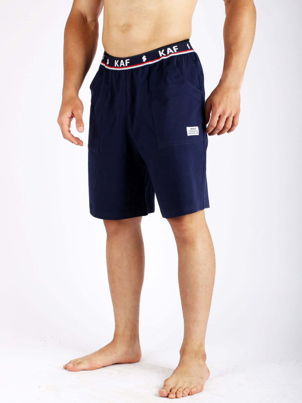 ANTAKHA-Pro Cotton Home Shorts - Navy Blue