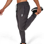 Gray Gym Sweat-wicking sports joggers for active men by KAF Egypt