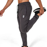 Gray Gym Sweat-wicking sports joggers for active men by KAF Egypt