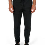Black Gym Sweat-wicking sports joggers for active men by KAF Egypt