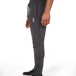 Gray Gym Sweat-wicking sports joggers for active men by KAF Egypt