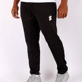Black Gym Sweat-wicking sports joggers for active men