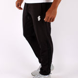 Black Gym Sweat-wicking sports joggers for active men