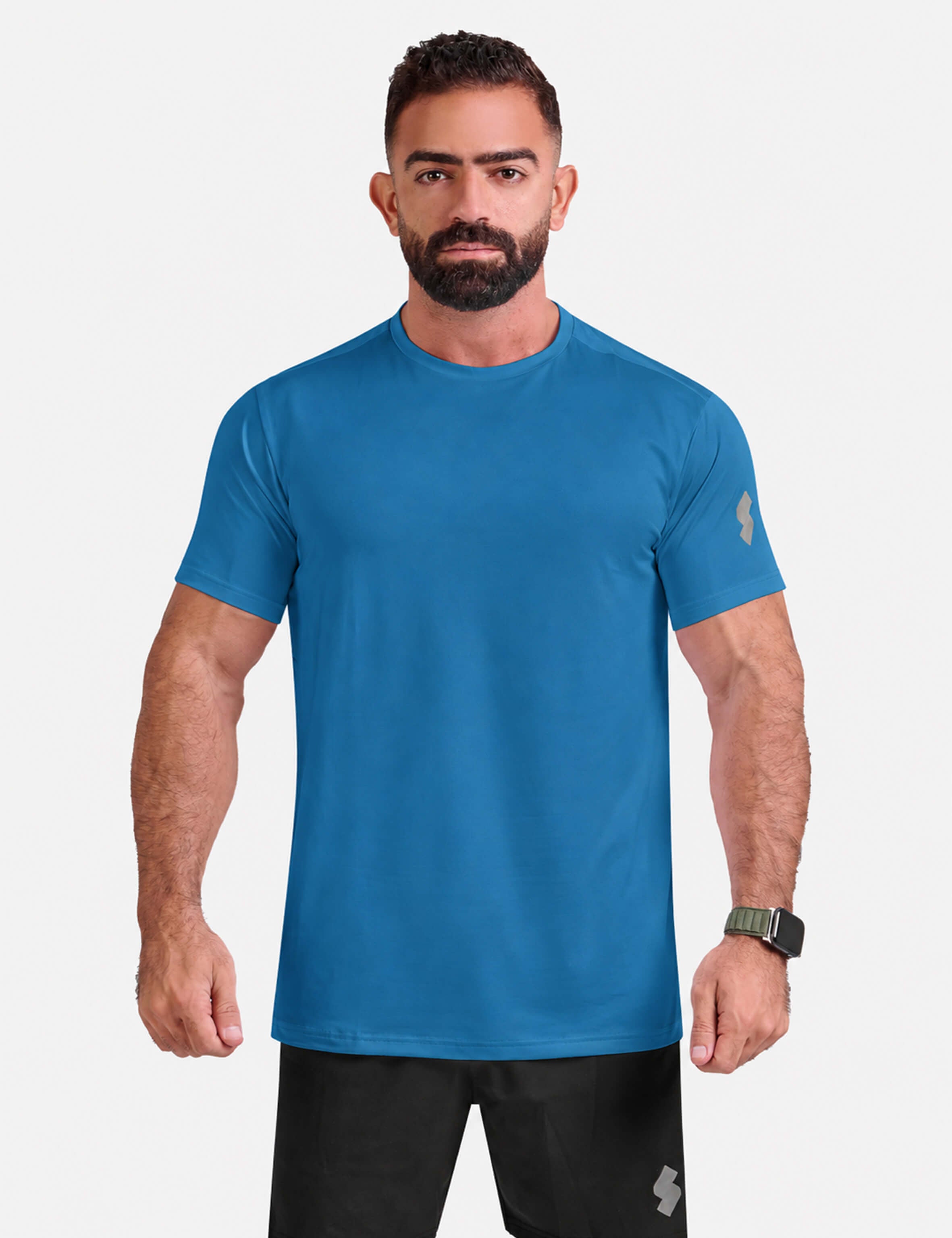 Men Solid Sports & Gym T-shirt by KAF
