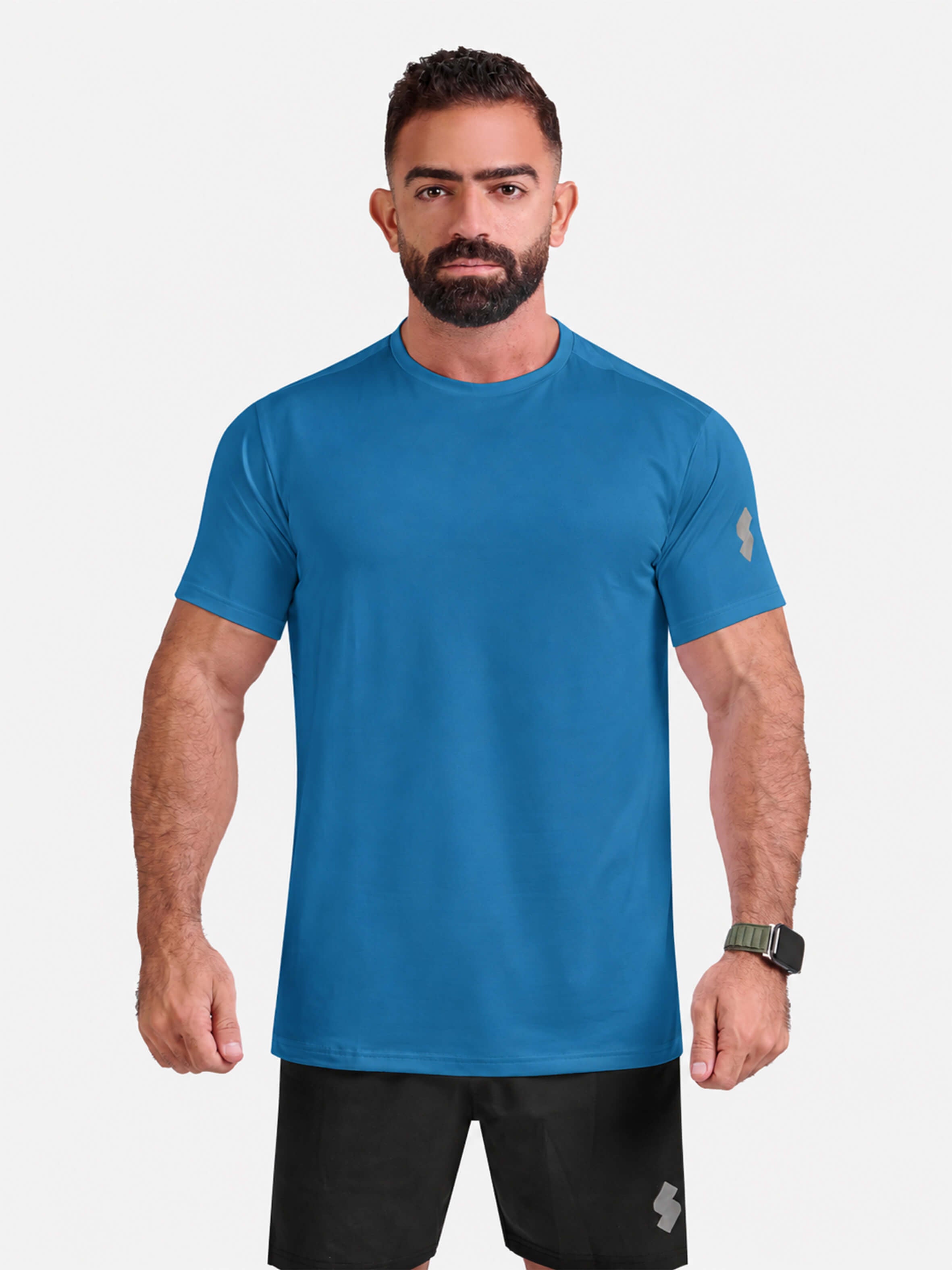 Men Solid Sports & Gym T-shirt by KAF