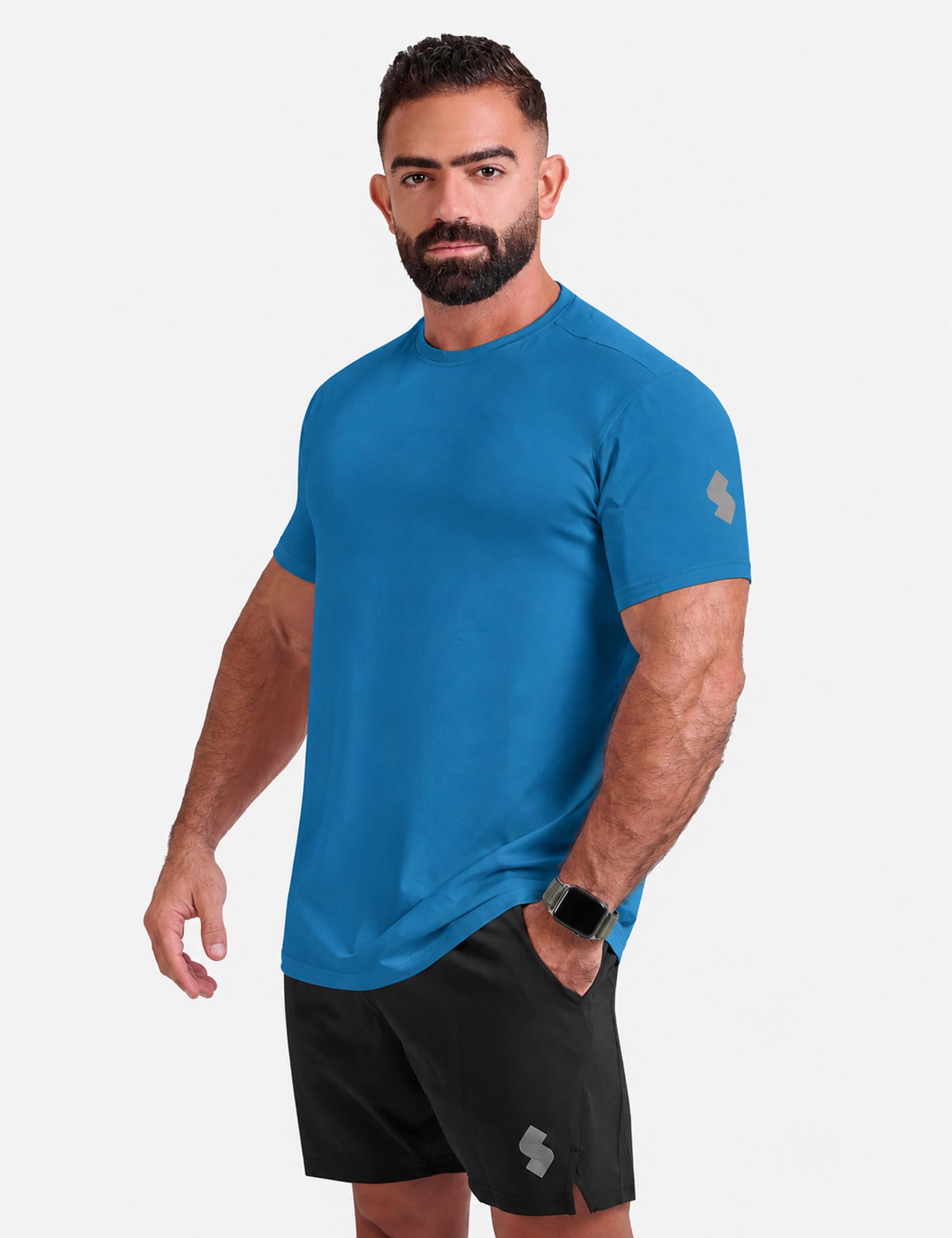 Men Solid Sports & Gym T-shirt by KAF