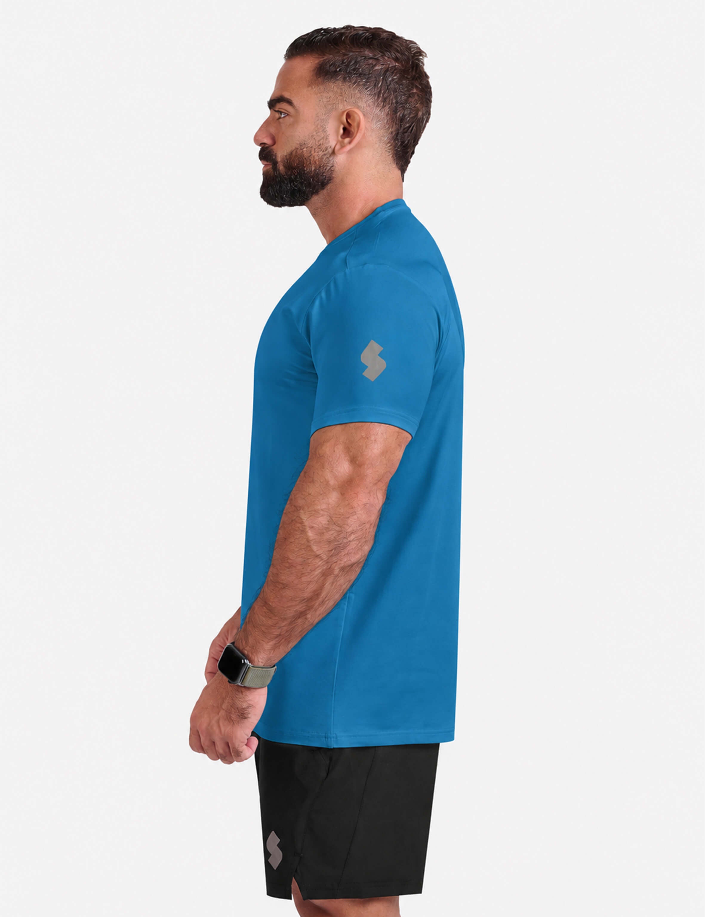 Men Solid Sports & Gym T-shirt by KAF