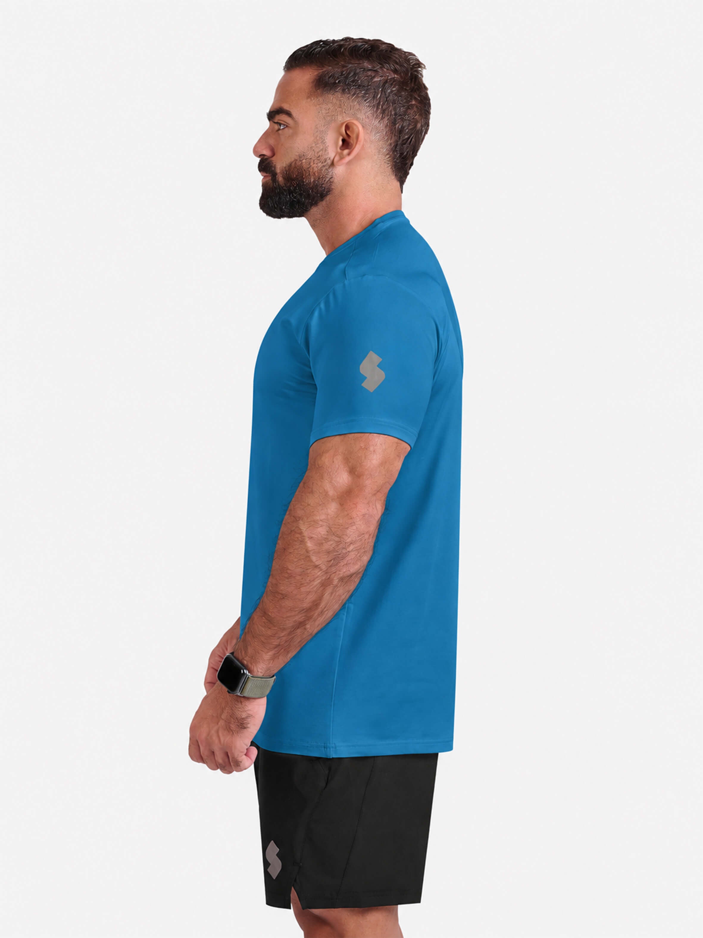Men Solid Sports & Gym T-shirt by KAF