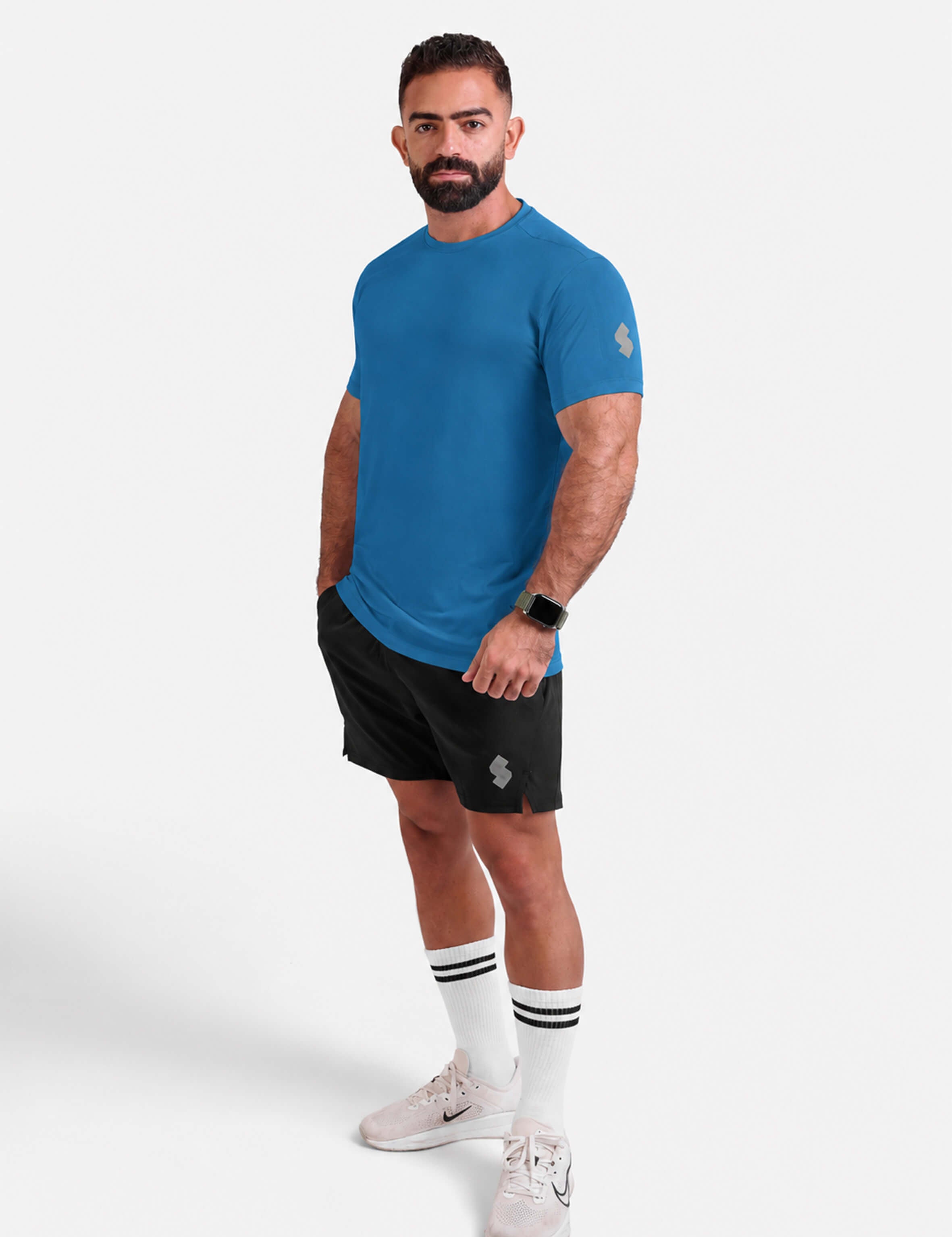 Men Solid Sports & Gym T-shirt by KAF