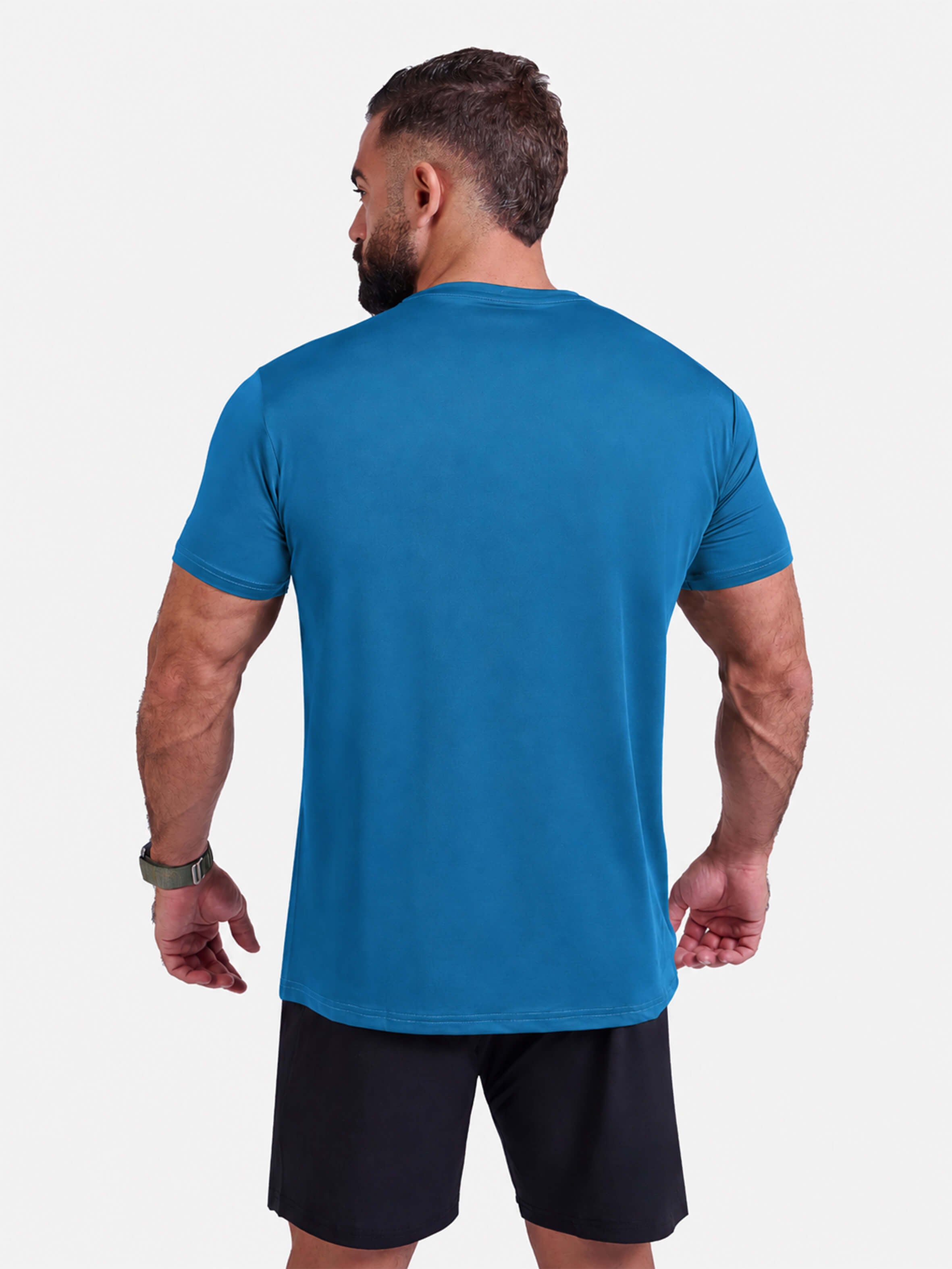 Men Solid Sports & Gym T-shirt by KAF