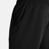 Black 5 inch sports shorts by KAF