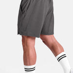 Black 5 inch sports running gym shorts by KAF