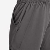 Black 5 inch sports running gym shorts by KAF
