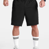 Black 7 inch sports shorts by KAF