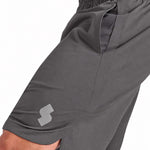 Gray 7 inch sports Gym shorts by KAF