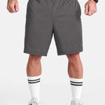 Gray 7 inch sports Gym shorts by KAF