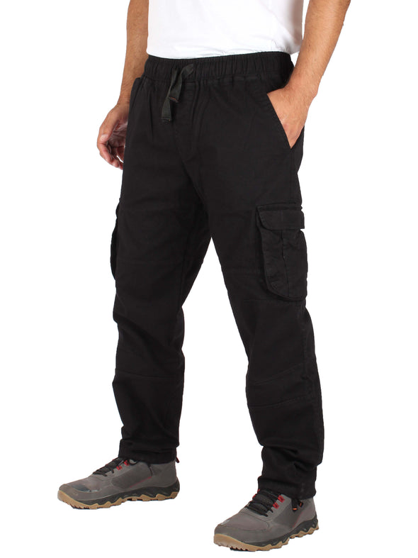 Unisex Khaki Cargo Pants - Black